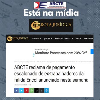 ABCTE reclama de pagamento escalonado de ex-trabalhadores da falida Encol anunciado nesta semana